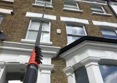 Window cleaners at work