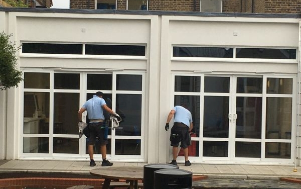window cleaning services in Twickenham window cleaners working on residential property in Twickenham